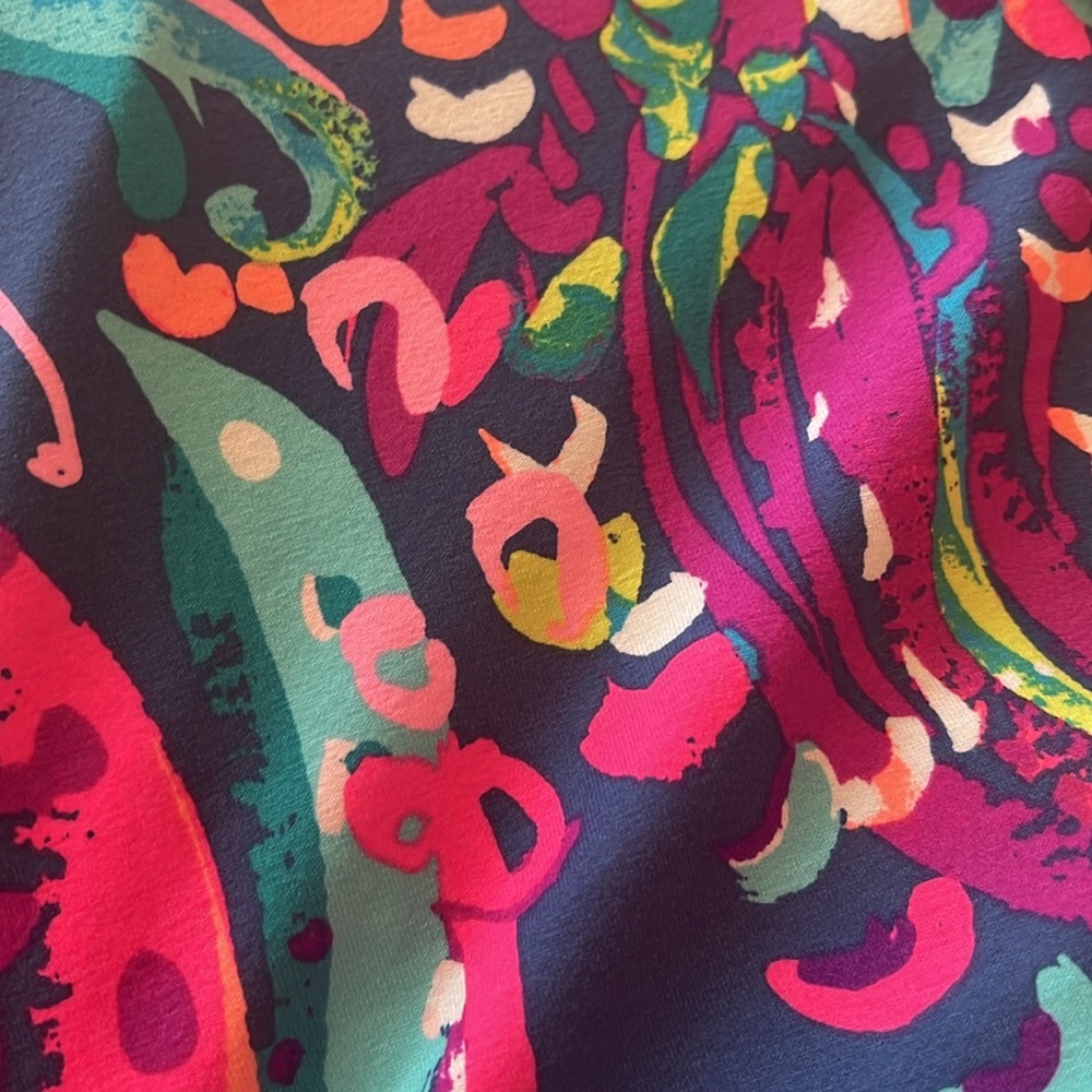 Lilly Pulitzer UPF 50+ Sophie Dress Multi Beach Loot Size Medium - Picture 8 of 9